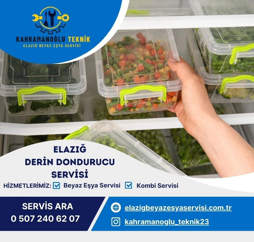 Elazığ Derin Dondurucu Servisi