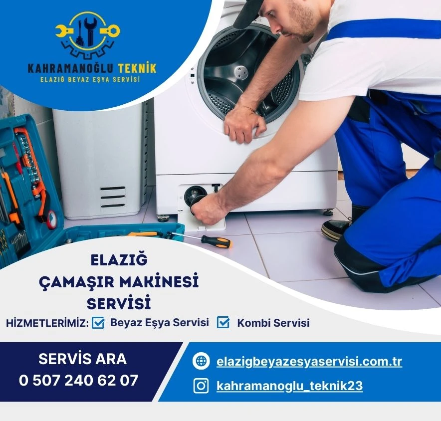 Elazığ çamaşır Makinası servisi